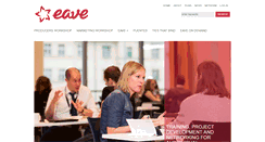 Desktop Screenshot of eave.org